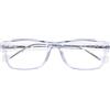 DIDINSKY Occhiali da Lettura Anti Bluelight Anti Luce Blue per Uomo e Donne. Montatura in Acetato e Cristalli Antiriflesso. Crystal +1.5 - DIHIDDEN
