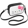 Hello Kitty Borsa Tracolla con Tracolla Rimovibile, Scomparto Interno e Cerniera(Bianco)