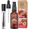 Bionoble Olio di Ricino Biologico 50ml - 100% Puro, Naturale e Pressato a Freddo - Ciglia, Sopracciglia, Capelli, Barba, Unghie - Vegan Castor Oil - Bottiglia di Vetro + Pipetta + Pompa + Kit Mascara