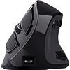 Trust Mouse Wireless Ergonomico Ricaricabile, Nero, One Size
