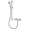 Ideal Standard - Ecotherm, Kit doccia con miscelatore termostatico, Set saliscendi doccia, Cromato