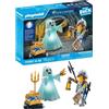 PLAYMOBIL | Novelmore | Fantasma Luminoso e Cavaliere | Giocattoli per bambini dai 4 anni in su | 71797