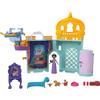 Mattel Disney Princess - Il Castello di Jasmine, set componibile ispirato al film Aladdin, include una mini bambola, 2 personaggi amici e 8 accessori, giocattolo per bambini, 3+ anni, JDP56