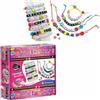 Clementoni Crazy Chic - Message Bracelets, Kit Gioielli Creativi per Bambini 7+ Anni, Braccialetti e Collane Personalizzabili con Lettere e Perline Colorate, Idea Regalo per Bambine, 18634