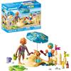PLAYMOBIL | Vacanza sulla spiaggia | Divertimento in famiglia sulla spiaggia | Giocattolo da 4 anni | Regalo per bambini, con figure e accessori | 71906