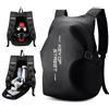 WEPLAN Zaino da Moto Uomo Donna Zaino Portacasco da Moto Zaino da Portacasco Impermeabile Borsa Porta Casco Moto Cinturino per Casco da Moto,Nero L