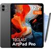 TECLAST Artpad Pro Tablet 12.7 Pollici, 2.2GHz Helio G99 Octa-Core Gaming Tablet Android 15, Doppio SIM 4G LTE+5G WiFi, 2176×1600, 20GB RAM+256GB ROM(TF 8TB) 10000mAh 30W Carica Rapida, Penna Inclusa