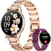 Motsfit Orologio Smartwatch Donna Smart Watch: 1.32" Orologi Digitale con Effettua Risposta Chiamate Modalità Sportive Pressione Sanguigna Sonno Contapassi Impermeabile IP68 Fitness Tracker per Android iOS