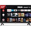 RCA Smart TV 32 Pollici (80cm) Televisori Android TV HD Ready Triplo Tuner APP Store WiFi Bluetooth USB HDMI (2024)