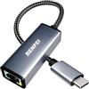 BENFEI Adattatore USB C a Ethernet, USB Tipo C a RJ45 Ethernet LAN [Compatibile Thunderbolt 3/4], compatibile per iPhone 15 Pro/Max MacBook Pro/Air 2023 iPad Pro iMac S23 XPS 17 e altro