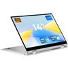 FUNYET Laptop 2 en 1, Win 11 PC Notebook Procesador Core i7-1265U, Yoga Laptop de 14 Pulgadas, 16GB RAM 1TB SSD, Rotación de 360° Retroiluminación WIFI6 Bluetooth 5.2 Touchscreen