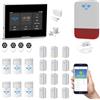 ITALIAN ALARM - Allarme Casa WiFi Senza Fili, Antifurto Casa Wireless con APP Tuya, Supporta SIM 4G, KIT Allarme con Sirena Esterna, Sistema di Sicurezza già Configurato. Assistenza Italia