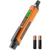TOPTES Rilevatore Gas, Rilevatore Gas Metano Toptes PT205 Allarme Acustico E Visivo, Rilevatore di Gas%LEL Metano, Butano E Gas Combustibile Casa, Camper (Include Batteriax2) - Arancione