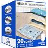 SUOCO Sacchi Sottovuoto Vestiti con Pompa Elettrica, 4 Jumbo, 4 Large, 6 Medium e 6 Small, Buste Salvaspazio per Vestiti, Piumoni, Armadi e Viaggi