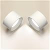 Feallive Lampada da parete a LED Moderna, Applique da parete Controllo touch 3 temperature colore, 3 luminosità Batteria ricaricabile Faretti da parete Ruotare di 360° magnetica 2 Pack