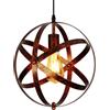 Comely Lampada a Sospensione Vintage, Plafoniera E27 Industriale Cavo Regolabile, Lampadario LED Sospensione Moderno per Sala da Pranzo, Cucina, Soggiorno, Bar, Camera da Letto, 30 cm