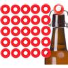 Mumusuki 25 Pezzi Guarnizioni in Gomma Silicone, Guarnizioni Bottiglie Vetro, Rondelle di Tenuta a Prova di Perdite per Uso Sigillatura di Bottiglie di Soda Birra Fatta in Casa
