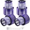 LCXCXY Confezione da 4 filtri HEPA con spazzola di pulizia per Dyson V10 SV12, V10 Cyclone Series, V10 Absolute, V10 Animal, V10 Total Clean. Filtro per Dyson V10 possono filtrare efficacemente l'aria