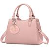 IGOLUMON Borsa Donna Borse in Pelle Borsa Mano Donna Grande Lavoro Tote Bag Università Tracolla Borsetta Tracolla Media Borsette a Spalla Firmate in Saldo Rosa