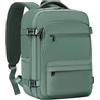 COOLIFE Bagages Cabine 40x20x25 Pour Ryanair Sac de Voyage, Sac a Dos Voyage Cabine Avion Bagage à Main Femme Homme 20L Sous Siege Bagage Sac De Voyage (Verde Scuro, 45 x 36 x 20cm-30L)