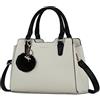 IGOLUMON Borsa Donna Borse in Pelle Borsa Mano Donna Grande Lavoro Tote Bag Università Tracolla Borsetta Tracolla Media Borsette a Spalla Firmate in Saldo Beige