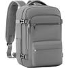 COOLIFE Bagages Cabine 40x20x25 Pour Ryanair Sac de Voyage, Sac a Dos Voyage Cabine Avion Bagage à Main Femme Homme 20L Sous Siege Bagage Sac De Voyage (Grigio, 40 x 20 x 25cm-20L)