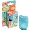 Pigna, Blister 1 temperino NATURE FLOWERS, 2 fori, con serbatoio, confezione singola