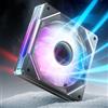 AsiaHorse Ventola per PC RGB da 120 mm, 1 pezzo [Infinity Mirror] [HDB] 1800 RPM 5V3PIN ARGB e 12 V4 PIN PWM, durata 50,000 ore AMICI5GT nero Reverse