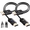 LXJADAP HDMI Wireless Trasmettitore e Ricevitore, Decodifica 4K Uscita 1080P, Cavo HDMI Senza Fili Portata 165FT/50M, 2,4 G e 5G Streaming Video/Audio/File da Laptop, PC a Monitor/TV/Proiettore, Nero
