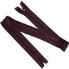 Aerzetix - Set di 8 Cerniere Lampo a Spirale N°5 65cm separabili con cursore - in Metallo Nylon Poliestere - Colore Bordeaux Scuro - per Cucito Artigianato creazioni Tessili