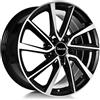 Avus UN CERCHIO IN LEGA AC-518 RD1 15x5,5 5x100 Et.40 Cb.57,1 BLACK POLISHED