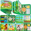 Quanquer Francese Busy Board Busy Book per Bambini Piccoli