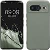 kwmobile Custodia Compatibile con Google Pixel 8 Cover - Back Case per Smartphone in Silicone TPU - Protezione Gommata - verde grigio