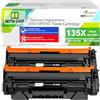 GREENPRINT [WITH CHIP] Cartucce toner compatibili 135X W1350X (135A W1350A) 2 neri 2400 pagine per M207dw M209d M209dw M234d M234dw M234sdw M234sdn M235sdw, Non compatibile con modelli H P+ che terminano con e
