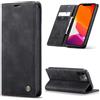 Phernykas Custodia Portafoglio Libro RFID Magnetica per iPhone 12/12 Pro | Flip Book Cover in pelle PU, Porta Carte, Protezione astuccio, Telefono Libretto Case per iPhone 12 Pro, Nero