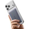 Baseus Picogo AM41 Power Bank, Ultra Slim 5000mAh Magsafe Powerbank, Ricarica Rapida PD 20W, Portatile, Magnetico Batteria Esterna Wireless con cavo USB C per iPhone 17/16/15/14/13/12, Grigio Spazio