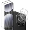 NEWZEROL 2 Pezzi Vetro Temperato + 2 Pezzi Pellicola per Fotocamera Compatibile per Xiaomi Redmi Note 14 Pro 5G/POCO X7 5G Pellicola, Pellicola Protettiva Alta Definizione Durezza 9H Senza Bolle