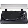 Teac TN-280BT-A3 Giradischi con Bluetooth (piatto in alluminio, trazione a cinghia, preamplificatore phono MM, cabinet in MDF ad alta densità) Nero