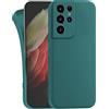 MyGadget Cover per Samsung Galaxy S21 Ultra - Custodia Protettiva in Silicone Morbido - Case TPU Flessibile - Ultra Protezione Antiurto & Antiscivolo Verde Oliva