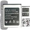Aousavo 514047AR Batteria di ricambio 514047AR compatibile con KX-TU446, KX-TU446/4, KX-TU456, KX-TU456EXCE, KX-TU466EXBE, KX-TU466EXWE Senioren Telefono Batteria 514047AR