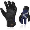 Vgo...-20 °C guanti invernali anti-freddo e impermeabil(SL8777FW,L) | Blu,pelle sintetica,isolamento C100,touchscreen,alta destrezza,touchscreen,magazzino refrigerato,costruzione,guida,esterno