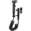 BEAHING Valvola a doppio controllo, kit di rubinetto da toilette da 1 su 2, rubinetto per lavatrice portatile, valvola a doppia controllo per bagno bidet (nero)
