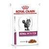 Royal Canin Veterinary Renal Fish | 12 x 85 g | Alimento dietetico completo per gatti adulti | Per il supporto dei problemi renali | In busta fresca