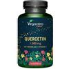 Vegavero Quercetina Complex | 1000mg | Sophora Japonica | Con Bromelina, Vitamina C e Pepe Nero | Integratore di Flavonoidi | Alto Dosaggio | Vegan | Senza Additivi | Vegavero®
