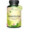 Vegavero Echinacea Complex | con Vitamina C, Zinco, Reishi e Curcuma | per Sistema Immunitario | Senza Additivi e Certificato in Laboratorio | 120 capsule | Vegan | Vegavero®