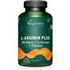 Vegavero L-ARGININA COMPLEX | con Maca, Tribulus, Cordyceps, Vitamina C e Zinco | Arginina Pura da Fermentazione | Integratori Sport Pre-workout | Senza Additivi | Vegan | Vegavero®