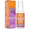 Vegavero MULTIVITAMINICO per BAMBINI | con Vitamine C, B, D3 e K2 | per lo Sviluppo e il Sistema Immunitario | Gusto Arancia | Senza Zucchero | Vegan | Vegavero®
