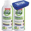 Enervit, Enerzona Omega 3 RX 270 x2 Capsule da 1g Senza Ritorno di Gusto, Integratore Omega 3 IFOS, Acidi Grassi per Cuore, Vista e Cervello, Olio di Pesce 1000mg Senza Glutine, Portapillole
