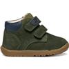 Geox B Macchia Boy, First Walker Shoe, Dk Green Navy, 25 EU