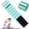 TOPESCT pesi per polsi e cavigliere indossabili set di 2 (0,5 kg/0,9 kg ciascuno),braccialetti regolabili con pesi per allenamento di forza,camminata,corsa,pilates,jogging,yoga (Turquoise, 2lbs/each)